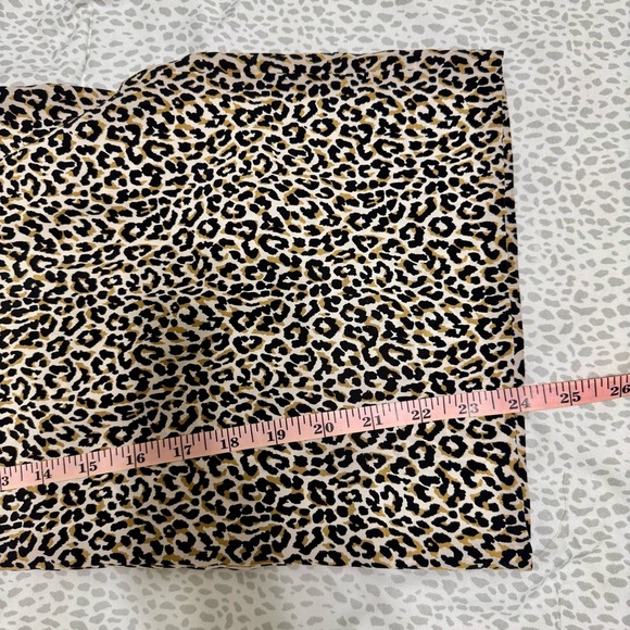 J.Crew Silk Leopard Print Wide Leg Trouser Pants Size 2 - Picture 13 of 13